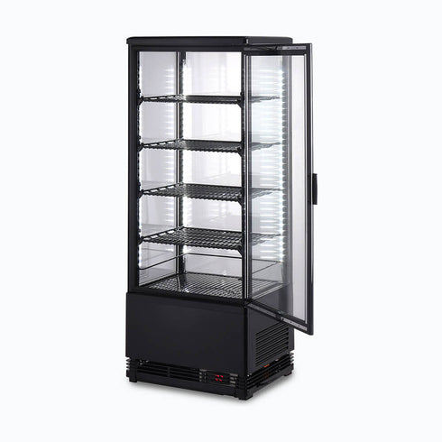 Bromic Flat Glass 98L LED Countertop Beverage Chiller - CT0100G4B